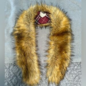 Free People faux fur scarf